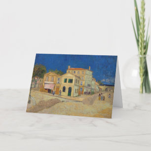 Carte Vincent van Gogh - Maison Jaune / Rue