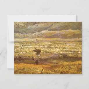 Carte Vincent van Gogh - Mer à Scheveningen