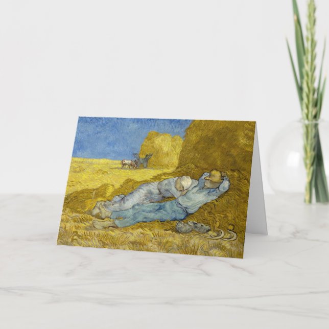 Carte Vincent Van Gogh - Mion, Repos / Travail / Siesta (Devant)