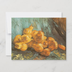Carte Vincent van Gogh - Nature morte aux poires de coin