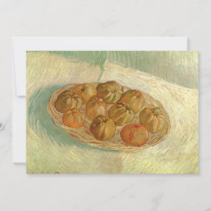 Carte Vincent van Gogh - Nature morte Panier de pommes