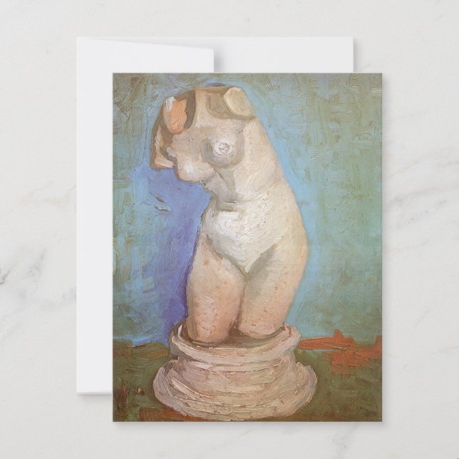 Carte Vincent van Gogh - Plaster Statuette Femme Torso (Devant)