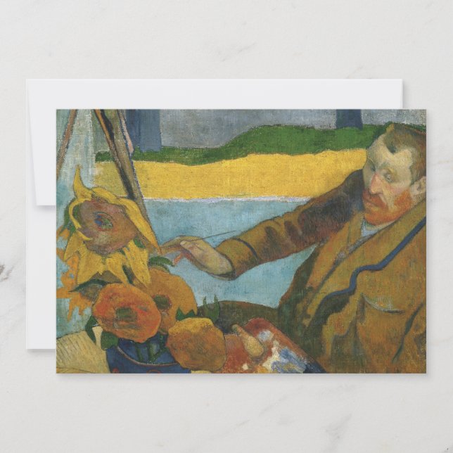 Carte Vincent van Gogh Portrait | Paul Gauguin (Devant)