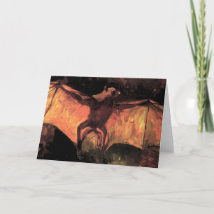 Carte Vincent Van Gogh - Renard volant - Halloween Beaux