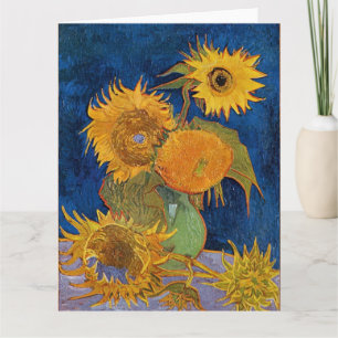 Carte Vincent Van Gogh - Sunflowers, 2e version