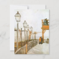 Vincent van Gogh - Terrasse et pont d'observation