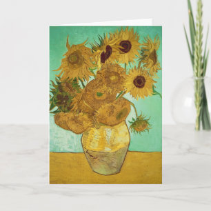 Carte Vincent van Gogh Tournesols, 1888