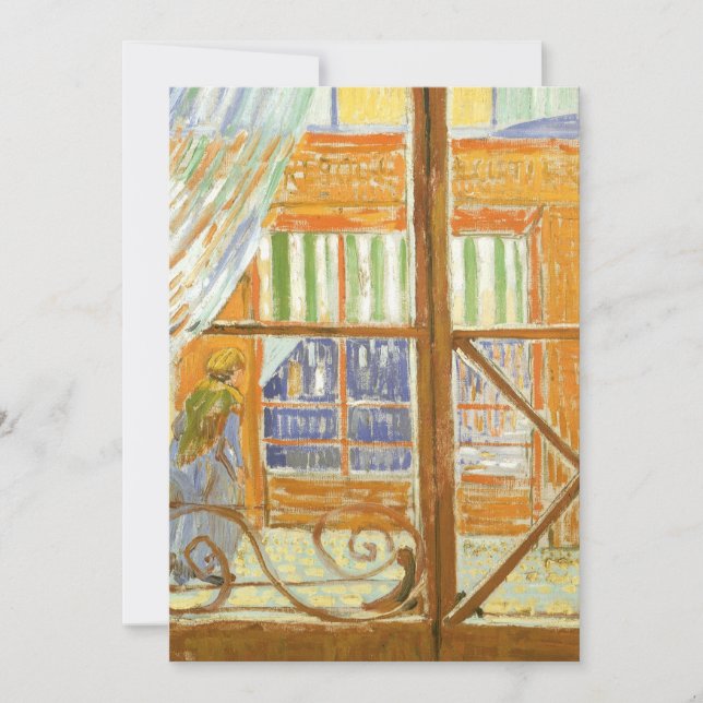 Carte Vincent van Gogh - Une vitrine de boucher de porc (Devant)