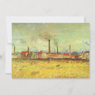 Carte Vincent van Gogh - Usines à Asnières