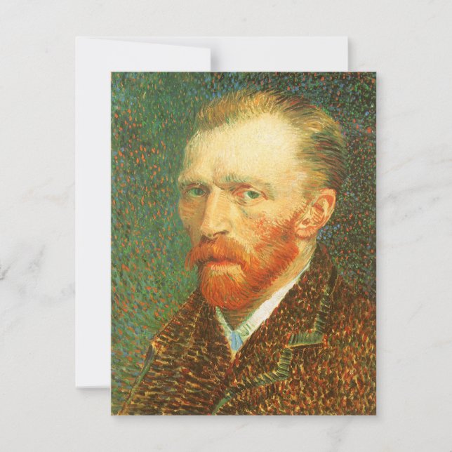 Carte Vincent van Gogh - Van Gogh Autoportrait (Devant)