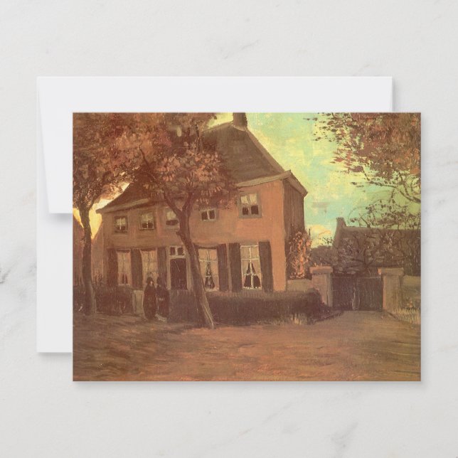 Carte Vincent van Gogh - Vicarage à Nuenen (Devant)