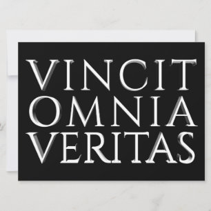 Carte VINCIT OMNIA VERITAS - Lumière