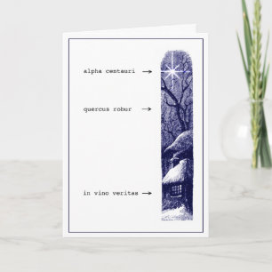 Carte Vino Veritas Yuletide