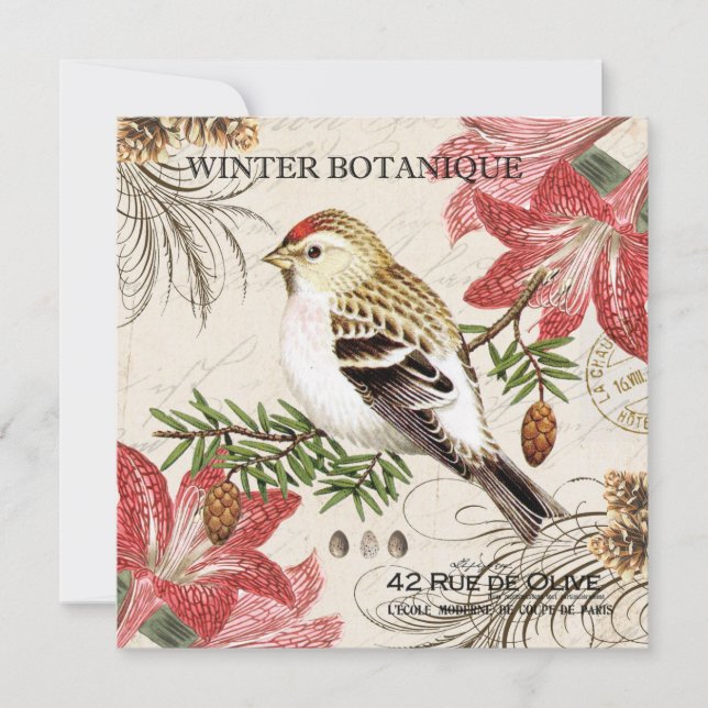 Carte vintage (Devant)