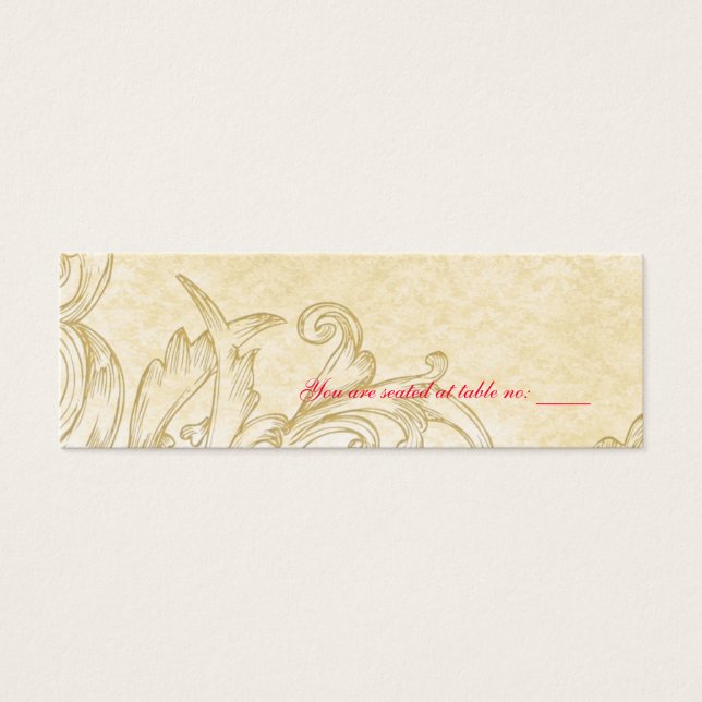 Carte vintage (Devant)