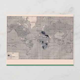 Carte vintage, 1920, Première Guerre mondiale, fro