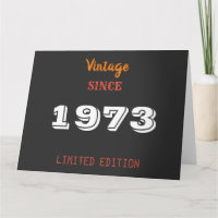 Vintage 1973 édition limitée 50e anniversaire