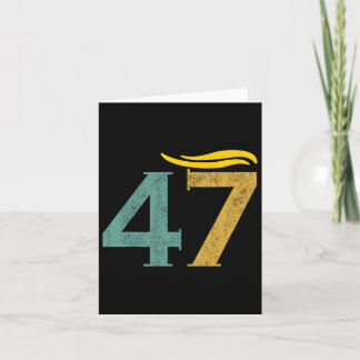 Carte Vintage 47 Trump Cheveux 1