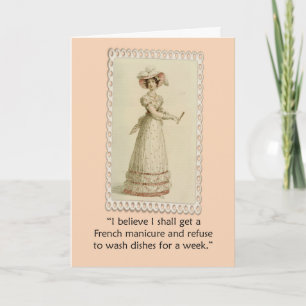 Carte Vintage Ackerman Woman Funny Birthday Card
