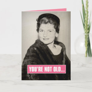 Carte Vintage années 1950 fille anniversaire - 29 Plus t