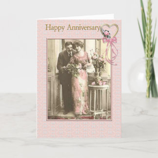 Carte Vintage anniversaire