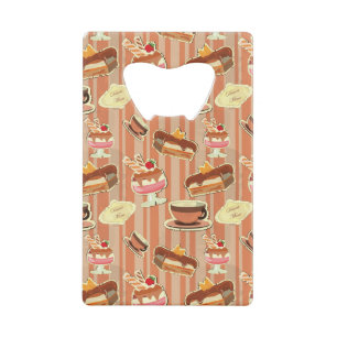 Carte vintage avec un dessert de fraise