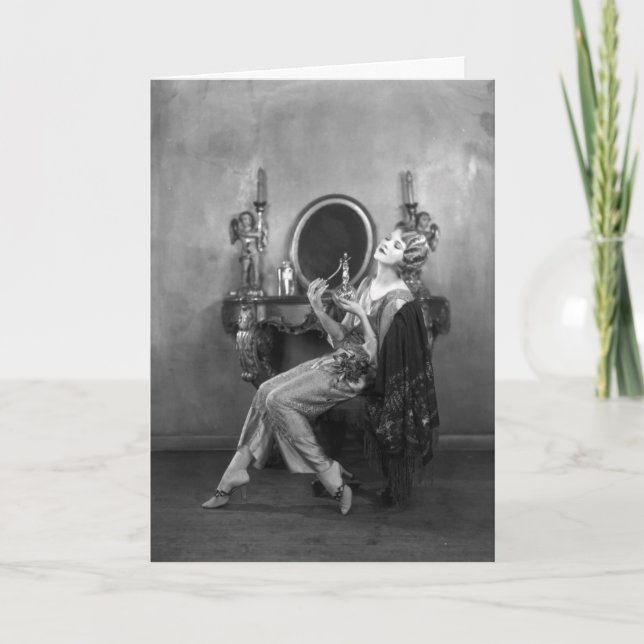 Carte Vintage - Beau Parfum, (Devant)