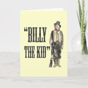 Carte Vintage Billy l'enfant