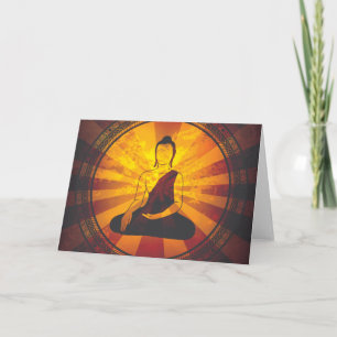 Carte Vintage Buddha Print