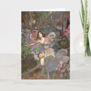 Carte Vintage Charles Robinson Le Plante sensible