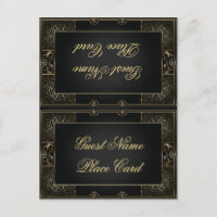 Carte vintage Classic Gatsby Style Place