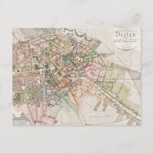 Carte vintage de Berlin (1811)
