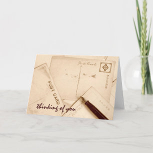 Carte vintage de cartes postales