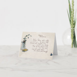 Carte vintage de Chrismas