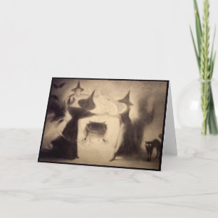 Carte vintage de Halloween