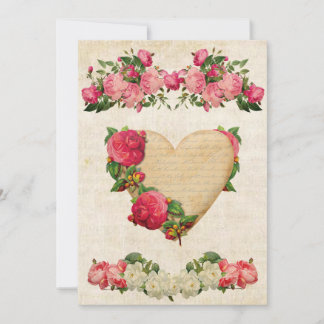 Carte vintage de la Saint-Valentin