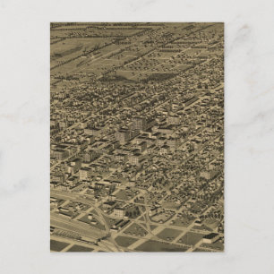 Carte vintage de Lincoln NE (1889)