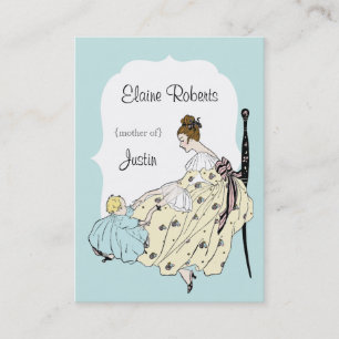 Carte vintage de maman d'illustration pour des