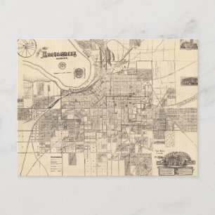 Carte vintage de Montgomery, Alabama (1899)