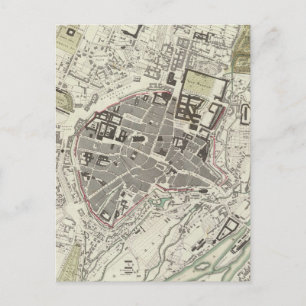 Carte vintage de Munich Allemagne (1832)