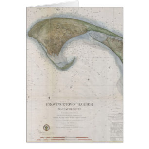 Carte vintage de Provincetown