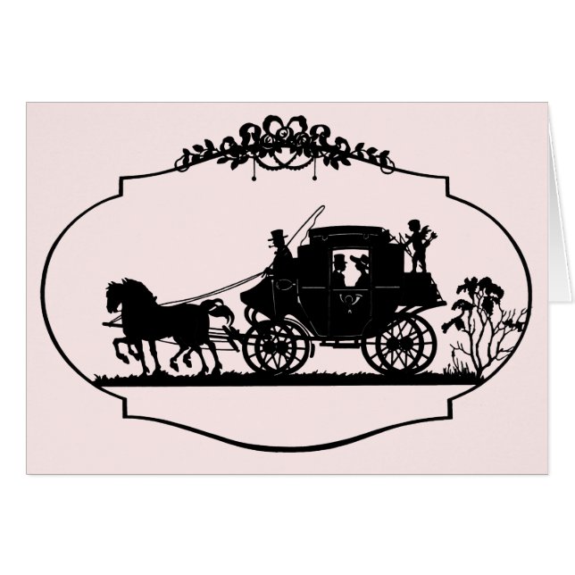 CARTE VINTAGE DE SAINT-VALENTIN (Devant horizontal)