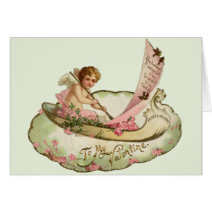 CARTE VINTAGE DE SAINT-VALENTIN