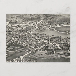 Carte vintage de Sandwich MA (1884)