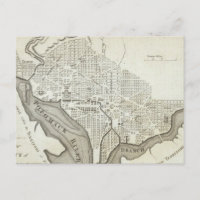 Carte vintage de Washington D.C. (1794)