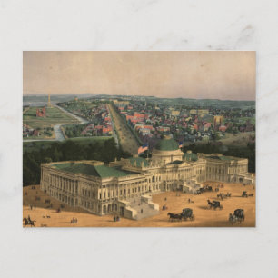 Carte vintage de Washington D.C. (1852)
