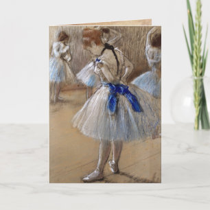 Carte Vintage Degas Ballet Ballerina
