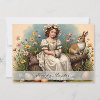 Carte Vintage Easter Charm