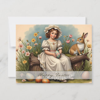Carte Vintage Easter Charm