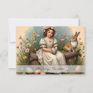 Carte Vintage Easter Charm